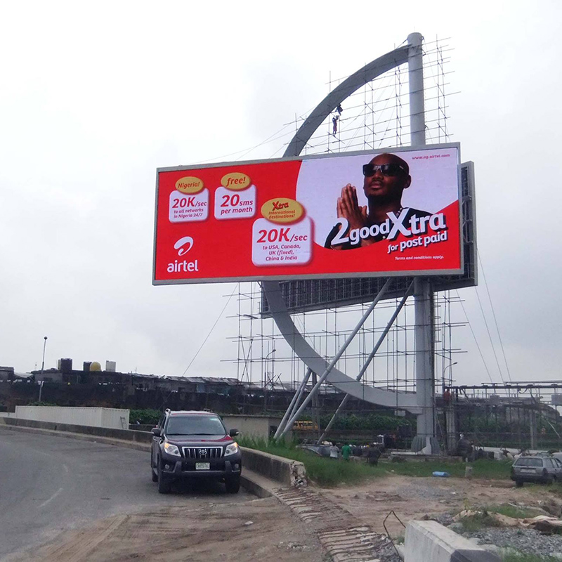 P5 Outdoor 960x960mm Hd Advertising Led Display Large Digital Billboard For Pillars Building