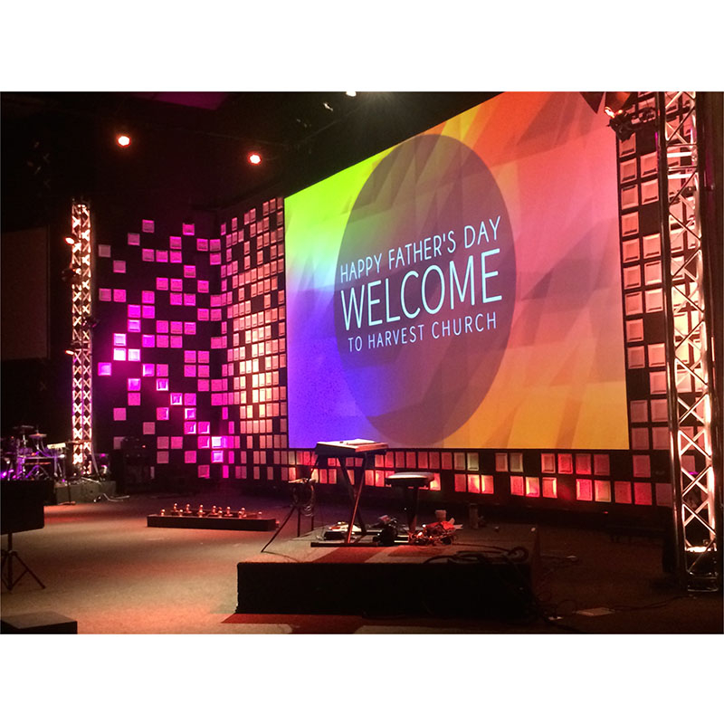 display screens church factory